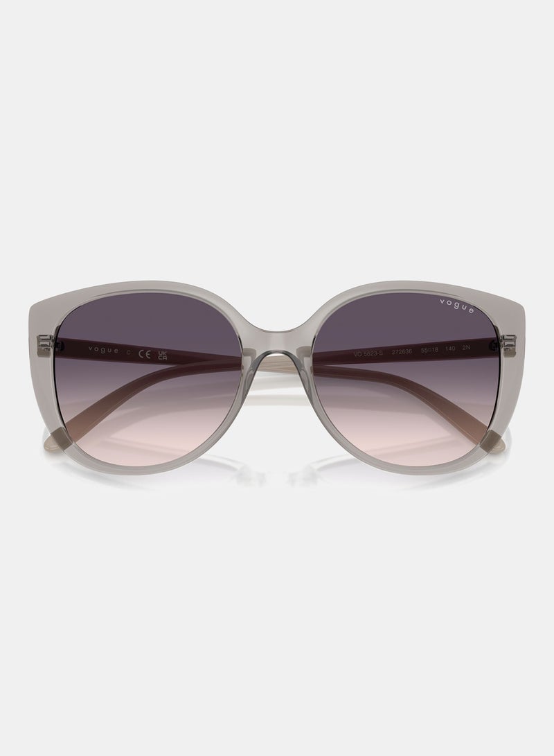 Vogue Full Rimmed Butterfly Sunglasses 0VO5623S - Image 5